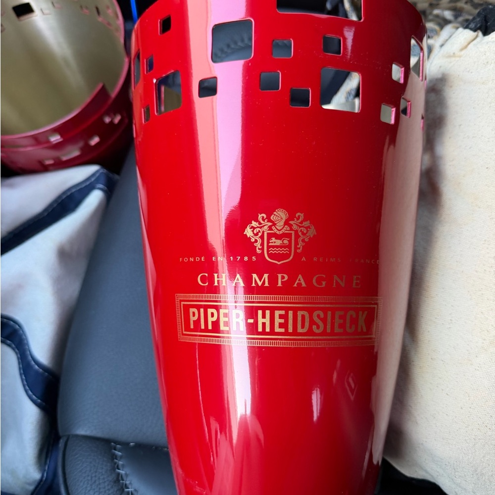 Red Champagne Bucket